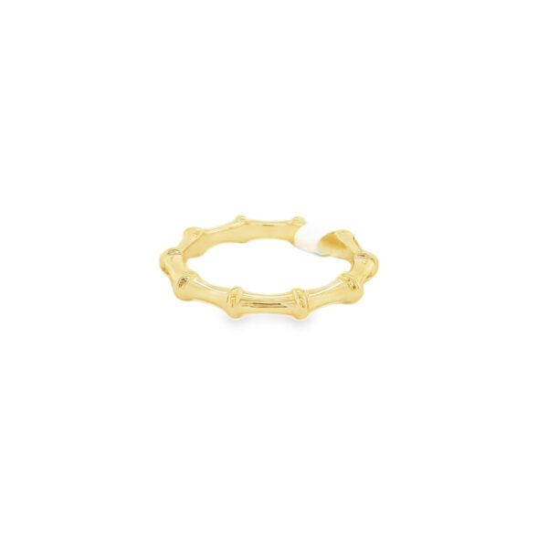 Bamboo Gold Pinky Ring