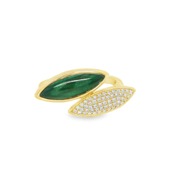 Emerald and Diamond Ring