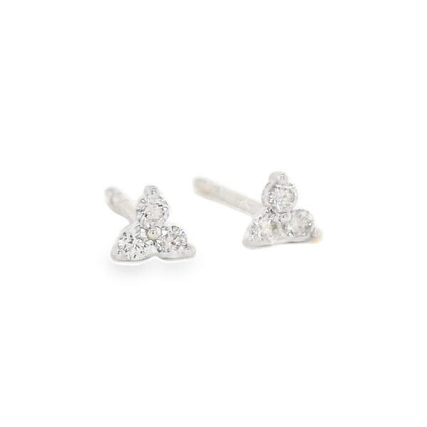 Trio Diamond Stud Earrings