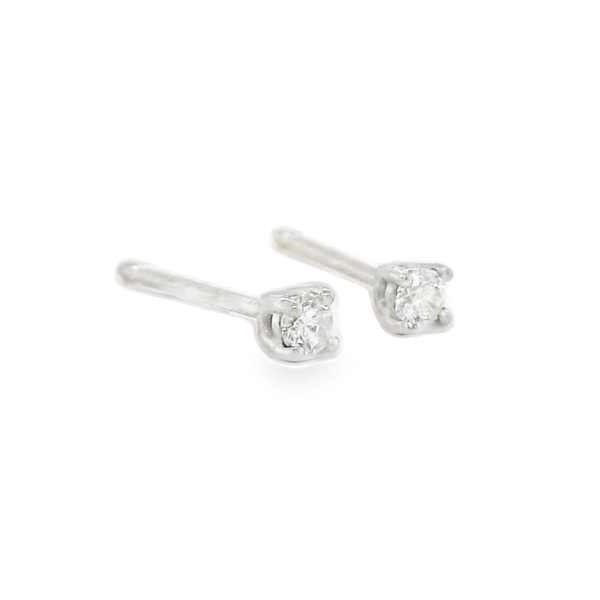 Baby Diamond Stud Earrings