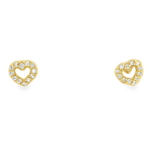 Baby Elegant Heart-Shaped Earrings