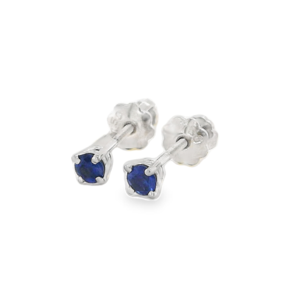 Baby Sapphire Stud Earrings