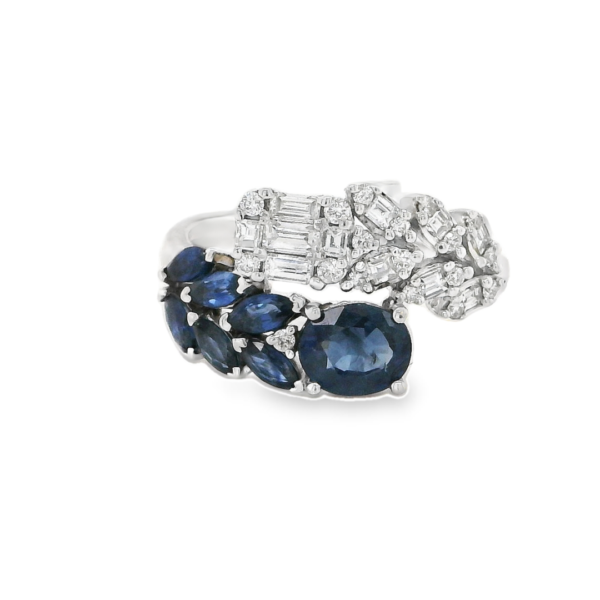 Diamond and Sapphire Ring