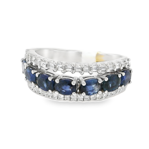 Diamond and Sapphire Ring