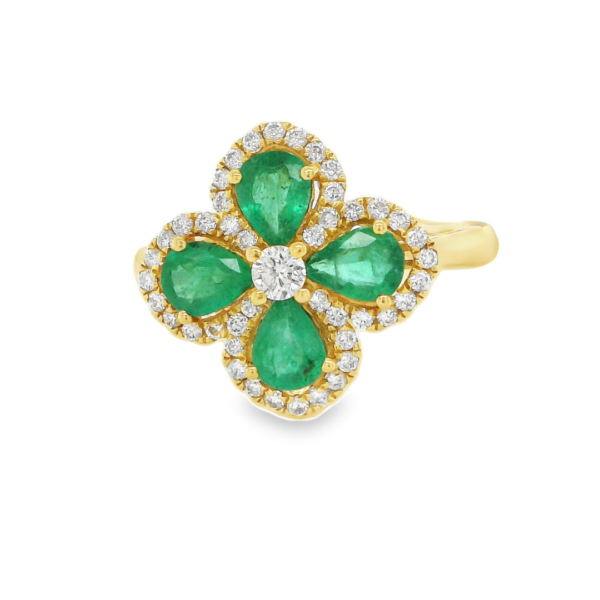 Emerald and Diamond Ring