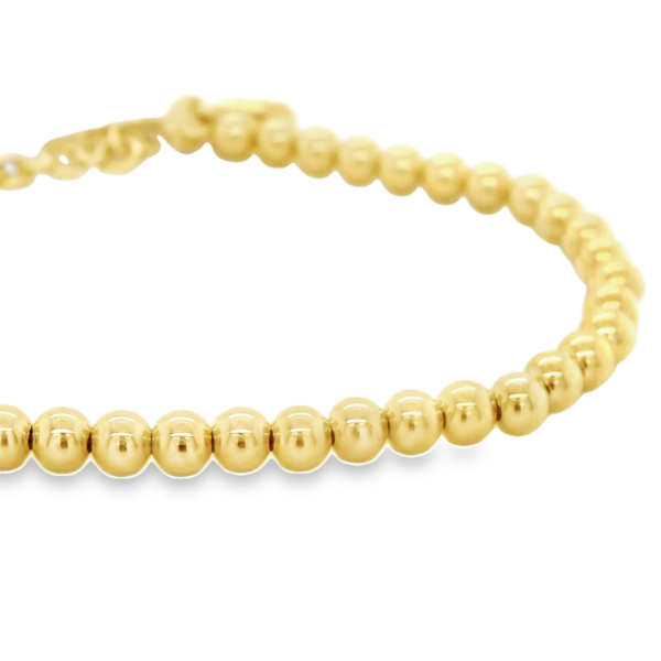 Gold Beaded Bracelet