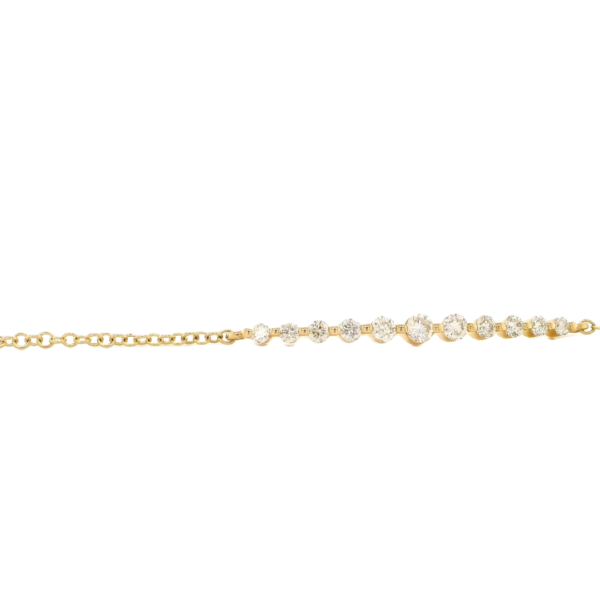 Gold Bracelet with Diamonds