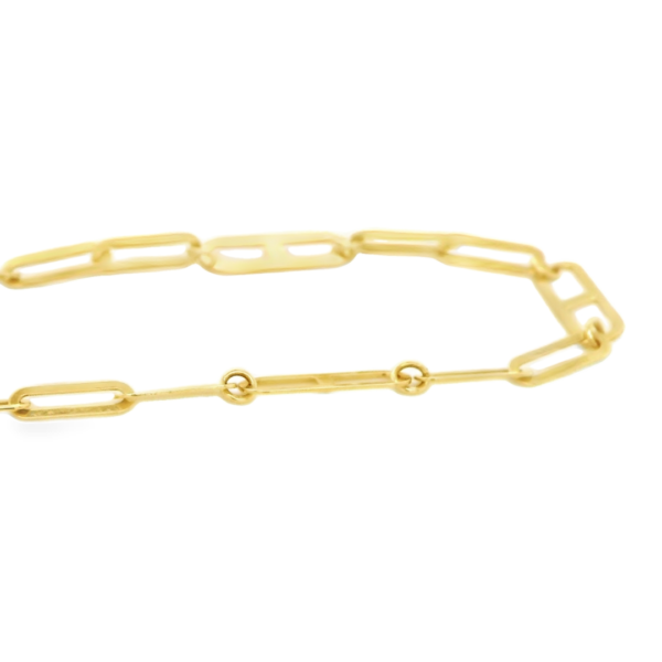 Gold Link Chain Bracelet