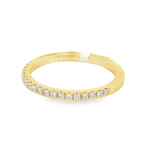 Half Eternity Diamond Gold Ring