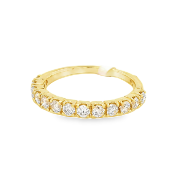 Half Eternity Gold Diamond Ring