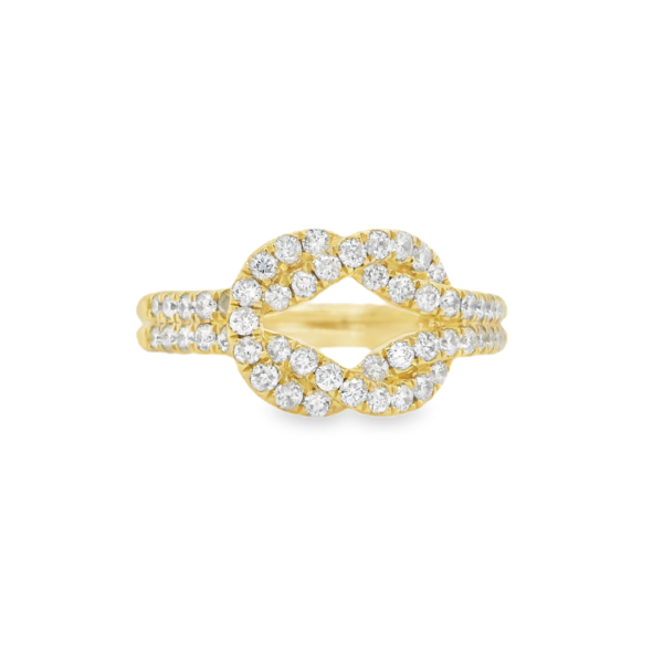 Knot Diamond Ring