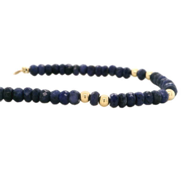 Sapphire Beaded Bracelet