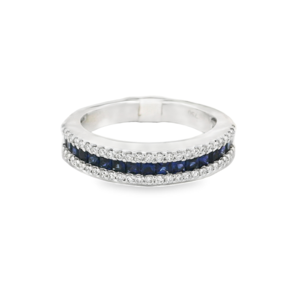 Sapphire and Diamond Ring