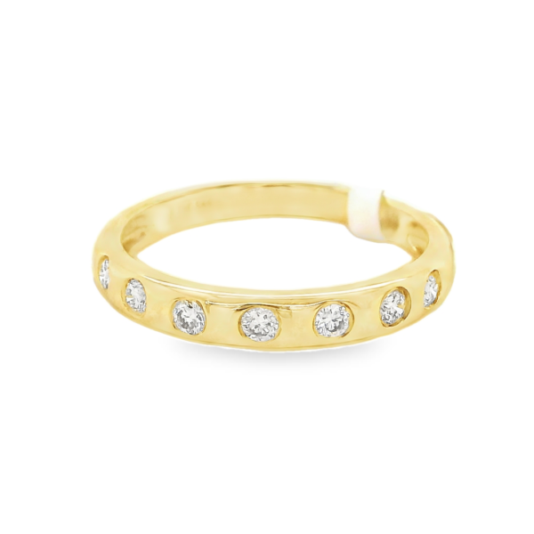 Seven Diamond Gold Ring