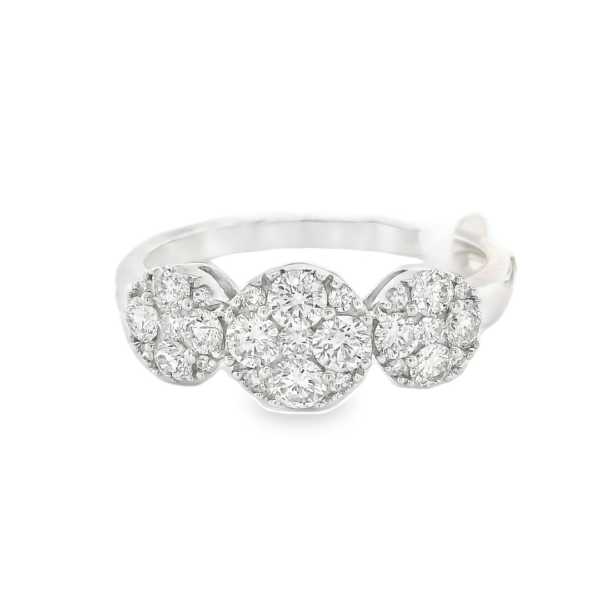 Three Circle Diamond Ring