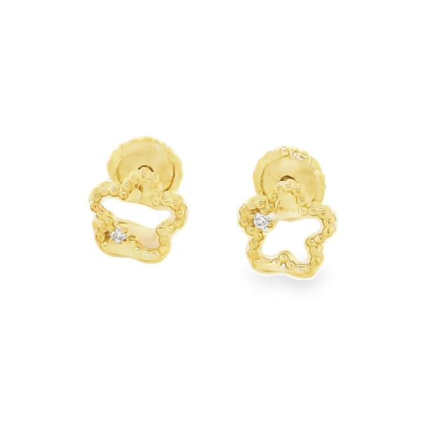 Baby Gold Flower Earrings