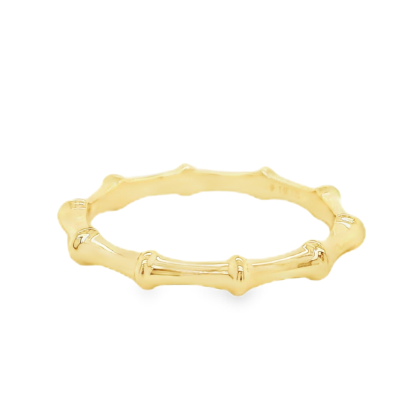 Bamboo Yellow Gold Ring