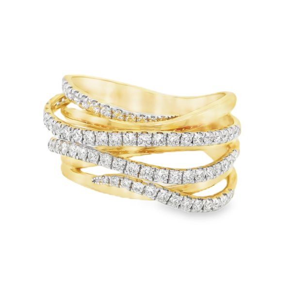 Diamond & Yellow Gold Ring