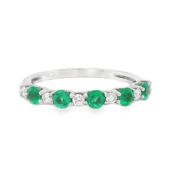 Emerald and Diamond Ring